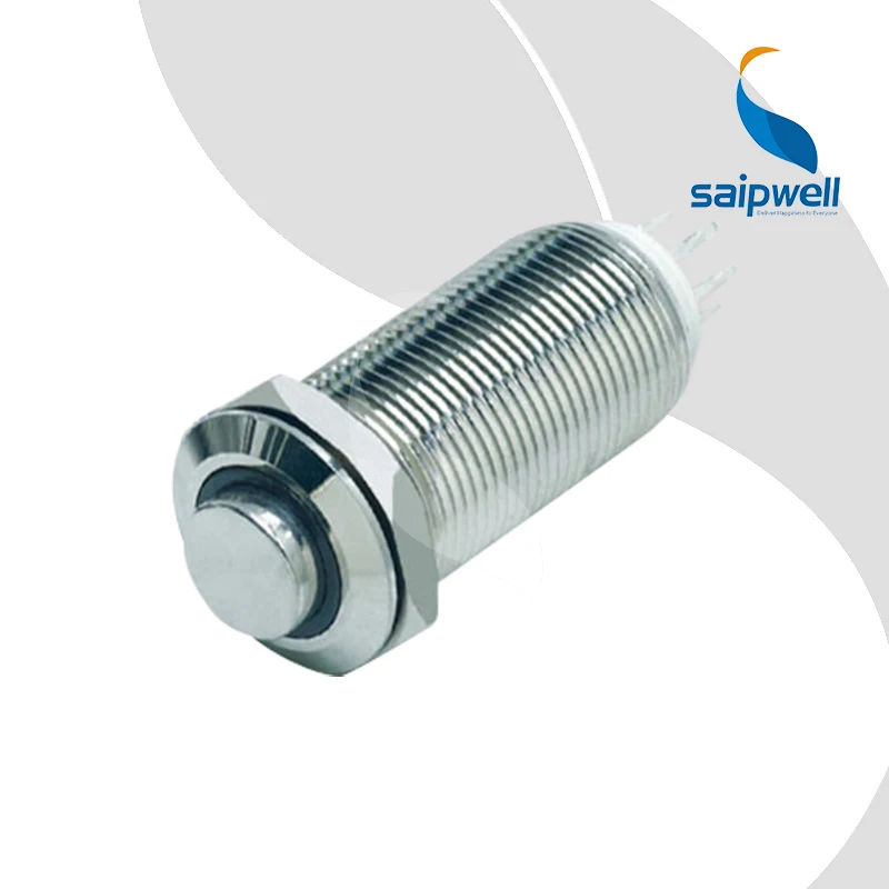 

Hot IP67 illuminated 12mm flashlight push button switch metal push button switch High Quality