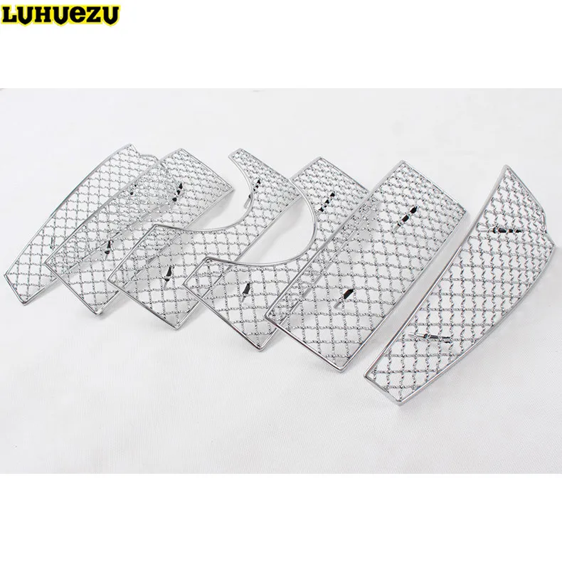 Передняя решетка радиатора Luhuezu из нержавеющей стали для Toyota Land Cruiser Prado LC150