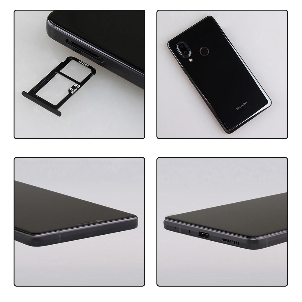 SHARP AQUOS S3 FS803 смартфон 6 0 'Ɗ GB 64 Snapdragon 630 Octa Core с двойной камерой 12MP + 13MP NFC 3200 мАч
