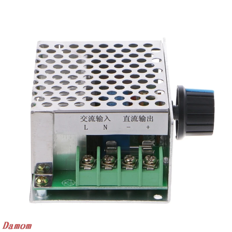 

Hot Sale AC Input 220V DC Output 10-210V PWM 220V DC Brush Motor Speed Controller