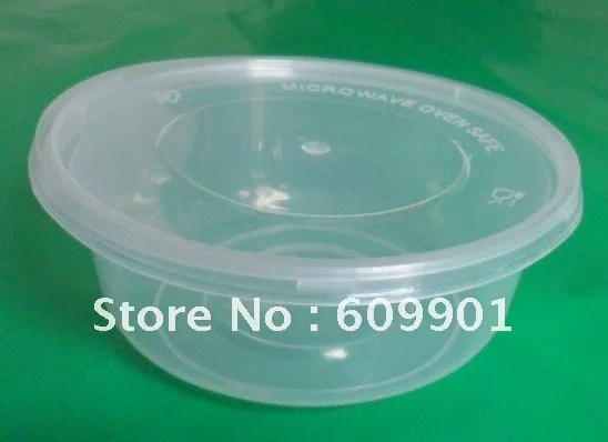 250ml Disposable Microwave Plastic Food Container Bowl With Lid On 250ml Disposable Microwave Plastic Food Container Bowl With Lid