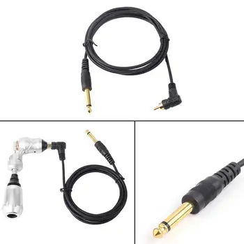 

Tattoo Machine Clip Cord Hook Line 1.8m Rca Hook Wire Tattoo Clip Cord With Right Angle Metal Head Tattoo Machine Power Supply