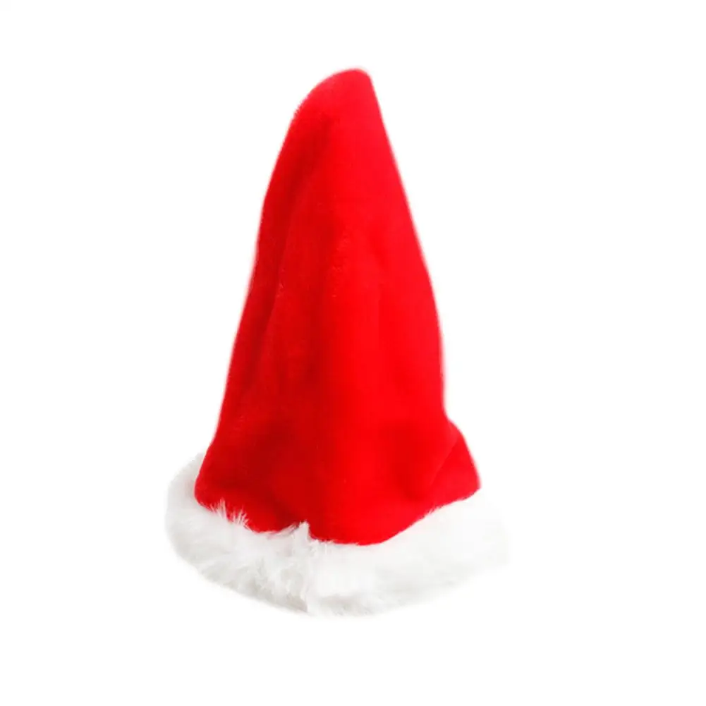 Электрическая Рождественская шляпа, красная бархатная Рождественская музыкальная шапка-свинг, рождественские инновационные украшения, рождественские колпачки для Санта-Клауса