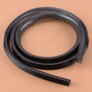 

DWCX 1.6M Carbon Fiber Style Car Rubber Noise Insulation Dashboard Windshield Gap Soundproof Filling Sealing Strip