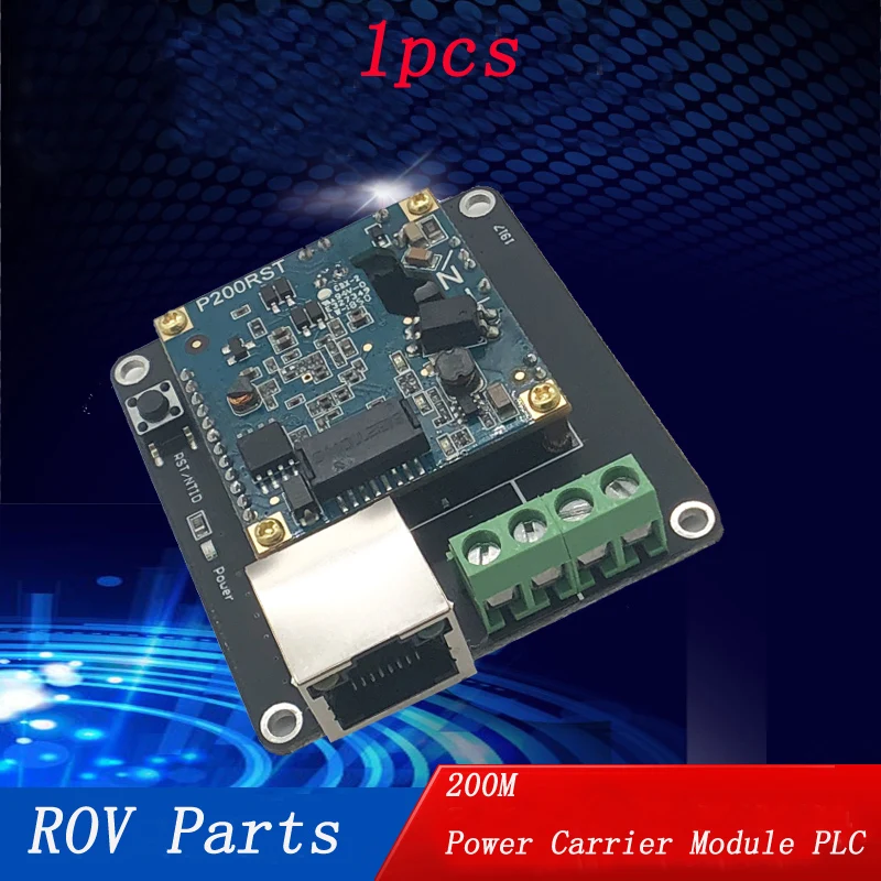 

1pcs 200M Power Carrier Module PLC for ROV Underwater Thruster Vehicle Power Cat Cable Transmission Signal Seamless Networking