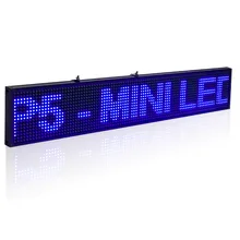 50cm P5 SMD Led Sign Android Phone WIFI Remote Control Programmable Scrolling information Message LED Advertising Display Board