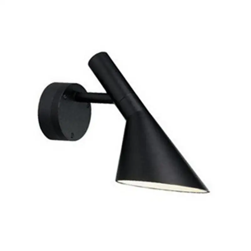 

E27 110V-220V Wall Light Cafe Aisle Hall Project Bedroom Lamp (Black)