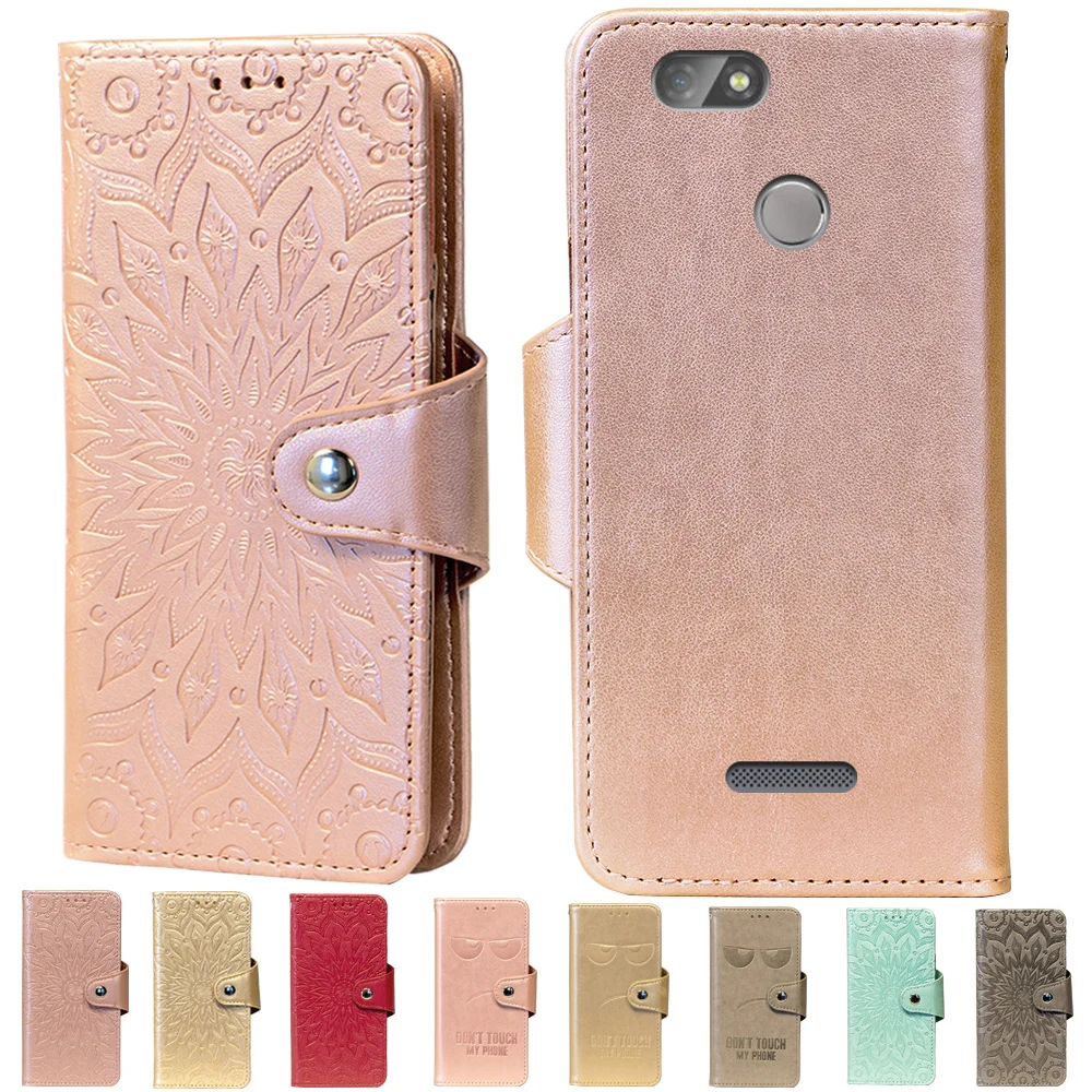 

Embossing Stand Flip PU Leather wallet Case Cover For Highscreen Expanse Phone cases