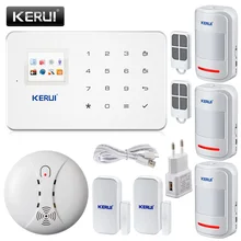 KERUI G18 Английский/Русский Голос GSM Автодозвон Главная Охранной Сигнализации + App iOS/Android App Сигнализация Датчик Система безопасности дома