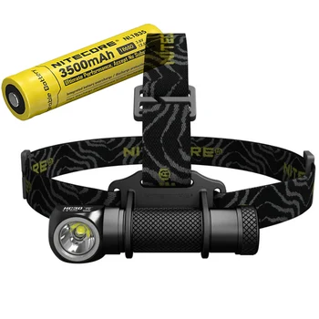 

NITECORE HC30 headlamp CREE XM-L2 U2 max 1000 lumen beam distance 162 meter outdoor headlight + 18650 3500mAh li-ion battery