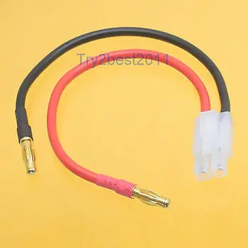 

TAMIYA KYOSHO MOLEX Male Plug - 4mm Bullet Banana Battery Charger Charging Leads