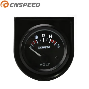 

CNSPEED voltmeter 2" (52 mm) universal 8-16 volt voltmeter electric meter speedometer YC101264