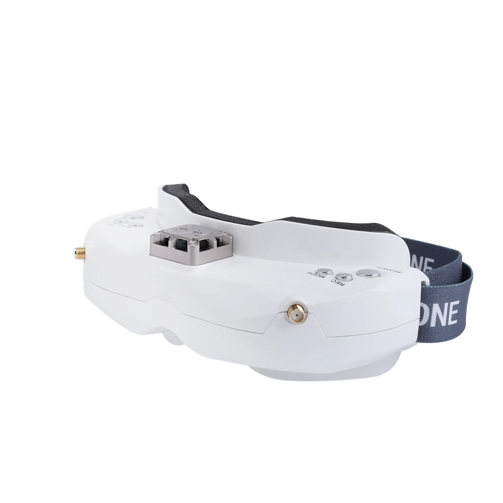 SKYZONE SKY02C 5,8 ГГц 48CH разнообразие FPV очки поддержка DVR HDMI и головной трекер вентилятор для RC гоночный Дрон запчасти - Цвет: Белый