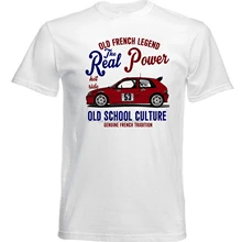 VINTAGE Coche francés CITROEN-Nueva Camiseta de algodón de verano de manga corta Camiseta de moda envío gratis Hipster