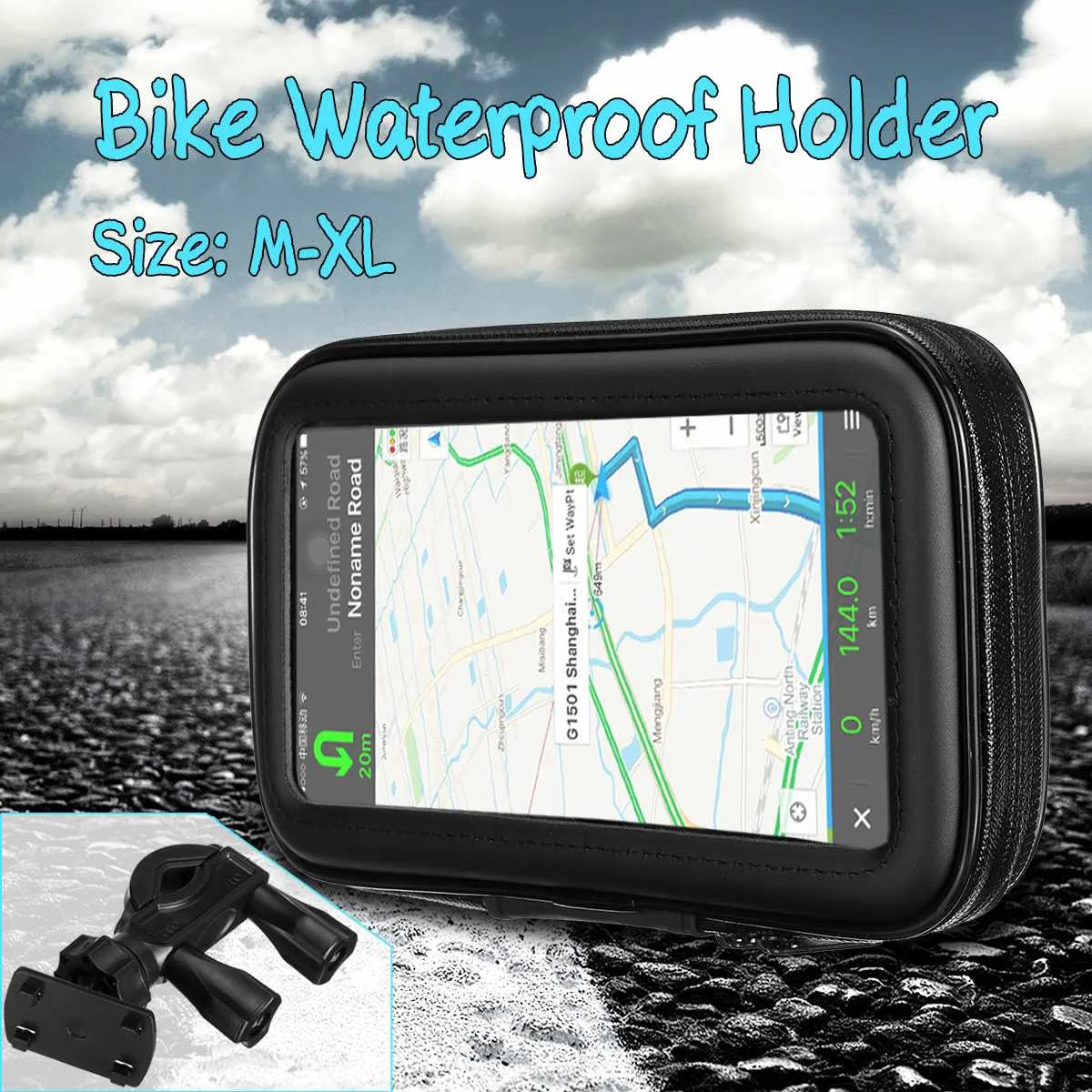  Wasserdichte Tasche Abdeckung Rahmen GPS Motorrad Telefon Halter Tasche Fall Universal Fahrrad Tele