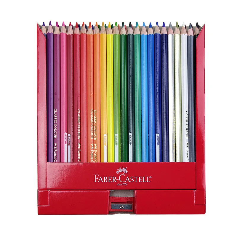 Набор цветных карандашей Faber Castell Classic Castle 36 48 72 цвета масляный цветной карандаш