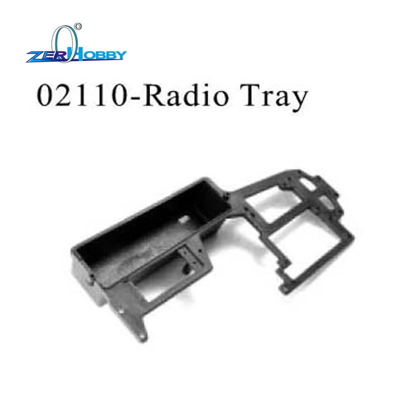 

RC CAR SPARE PARTS RADIO TRAY FOR HSP 1/10 NITRO ON ROAD RACING CAR 94177 (part no. 02110)
