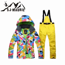 Warm Waterproof Windproof Winter Ski Suit Women High Quality Skiing Jacket and Pants Snowboard Suits for Men