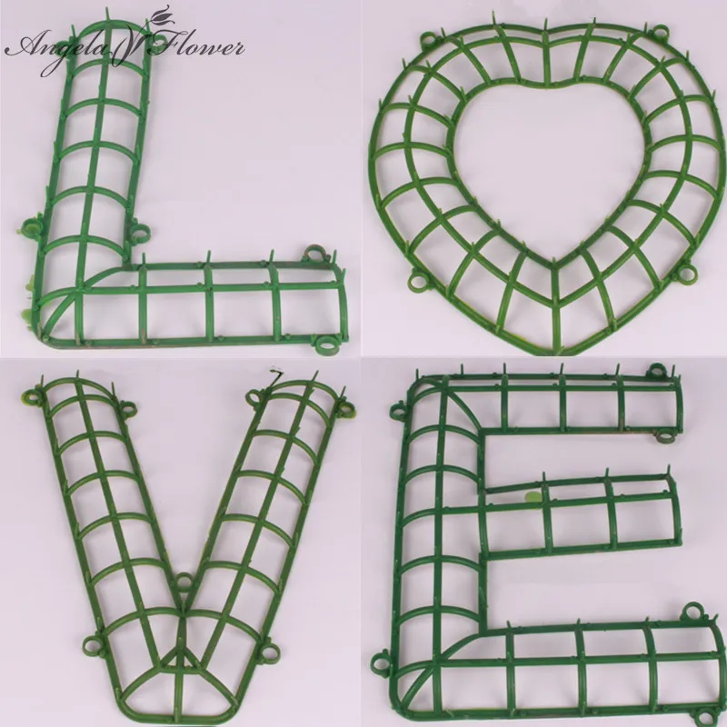 

Artificial flowers accessories DIY silk flower wedding home party decor DIY ball heart flower racks flower mud belt Cable tie