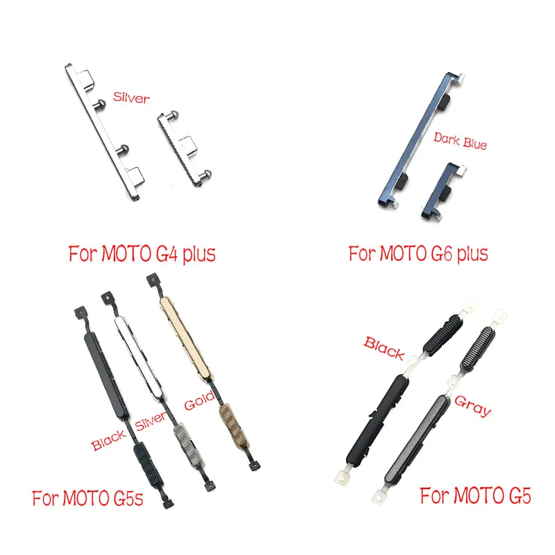 

Power Volume Side Button Key For Motorola Moto G4 G6 Plus Play