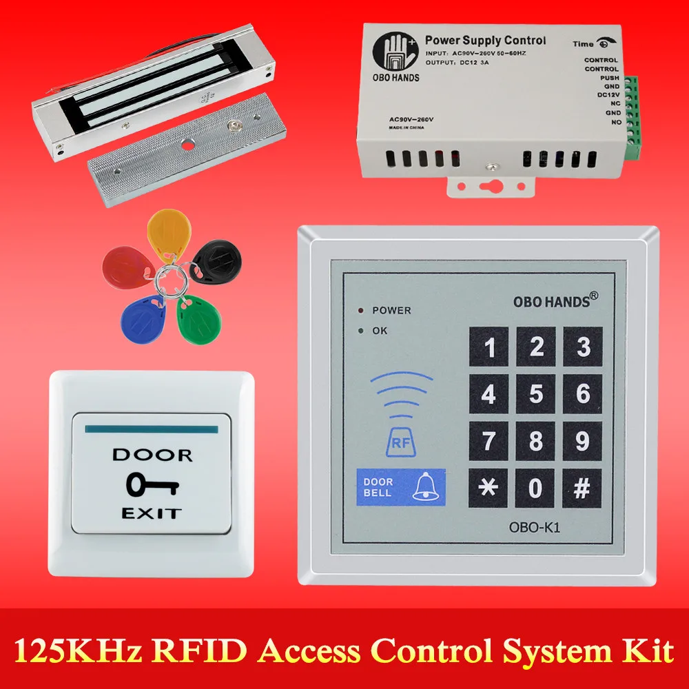 OBO HANDS rfid keypad door access control system kit electric electronic door lock