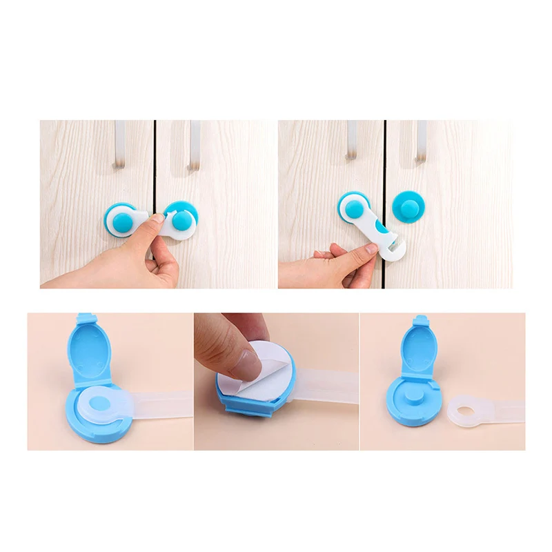 10 قطعة/الحزمة الطفل قفل للدرج طفل مزدوجة المفاجئة الحق زاوية سلامة الرعاية حماية قفل غطاء خزانة قفل للأطفال السلامة