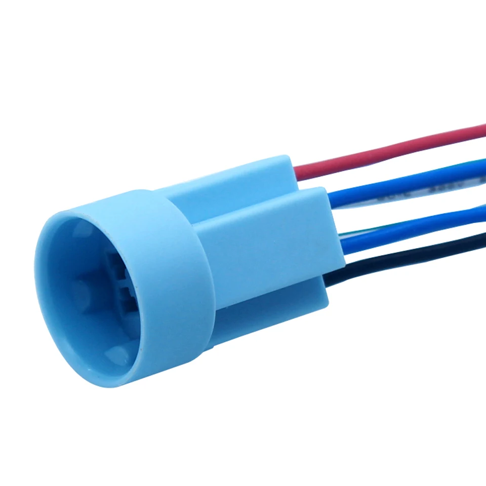 

19mm Pigtail Wire Connector Socket Plug for IB19S Push Button Switch.