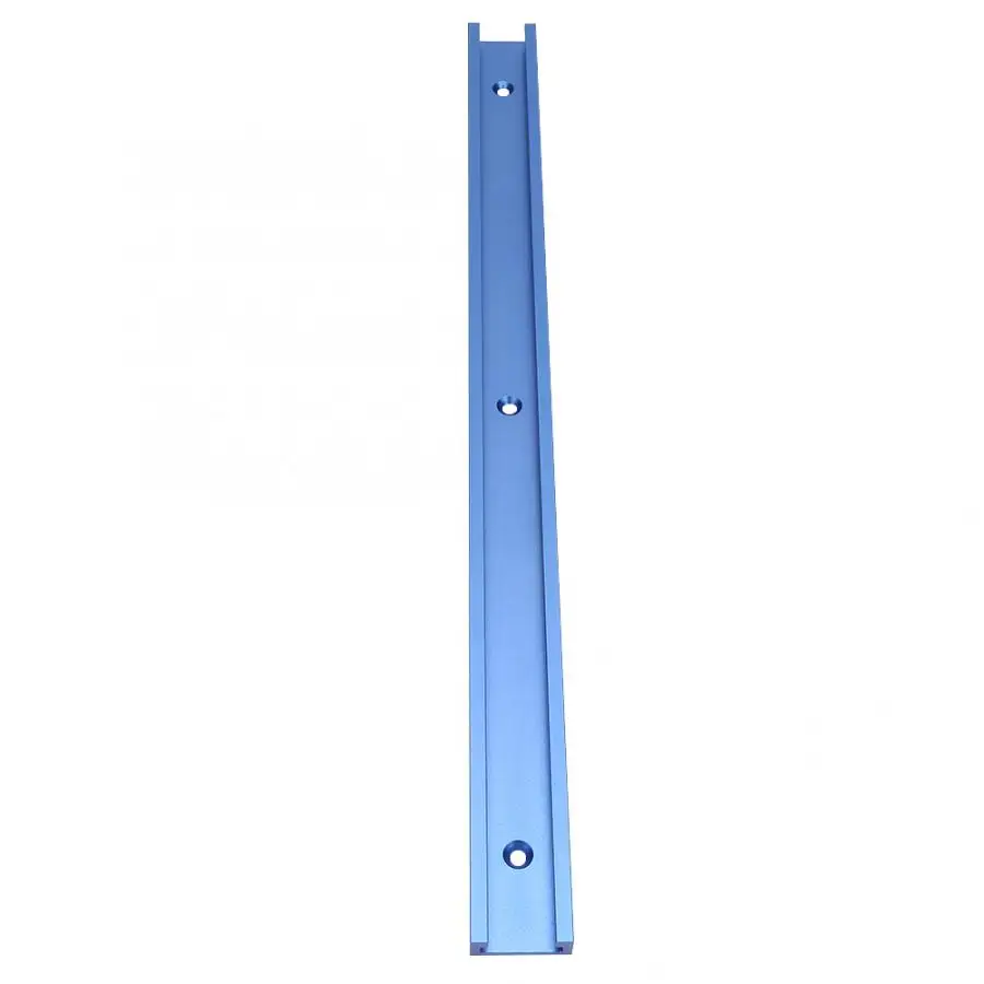 

Aluminum Alloy T-Track T-Slot Miter Jig Tool For Woodworking Router Blue cabinet rails slide