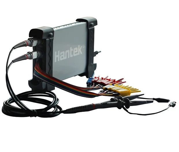 Hantek 6022BL USB осциллограф цифровой портативный 2 канала 20 МГц Osciloscopio портативный ПК 16CH логический анализатор