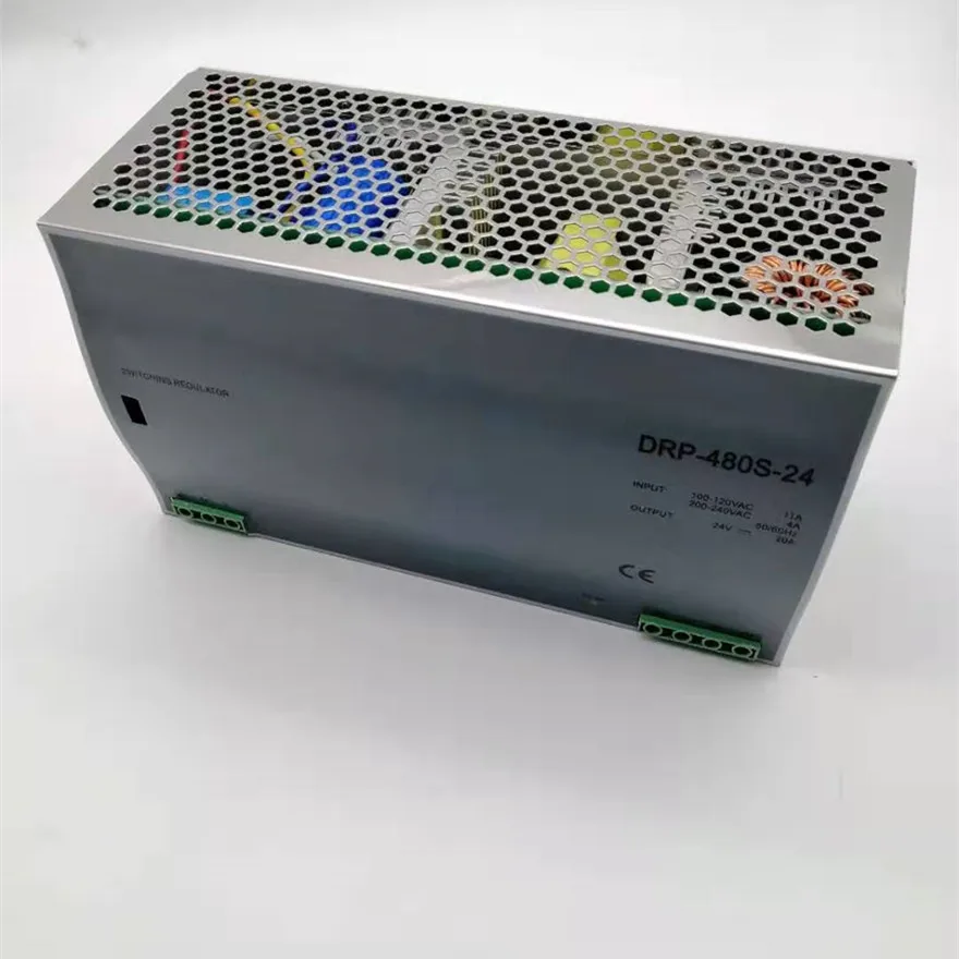 480 Вт импульсный источник питания 12 В 24 в 48 В DC din-рейку Тип DC AC DRP480W выключатель с одним выходом трансформатор Светодиодный драйвер SPMS