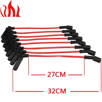 

PRECISION AUTO LABS Performance Spark Plug Wires 8pcs/set 8 mm For Chevy/GMC Ls1 4.8l 5.3l 6.0l 1999-2006 9059 27cm