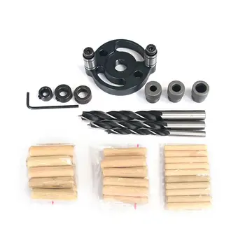 

Woodworking Straight Hole Puncher Set Self-centering Round Rasps Stitching Drill Hole Locator Hole Opening Woodworking Tools