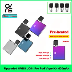 OVNS JC01 Pro Pod Kit 400 курительный кальян стартовый набор 1 мл перезаправляемый картридж Pod Подогрев Vape Box Kit vs JC01 Kit fit JUL