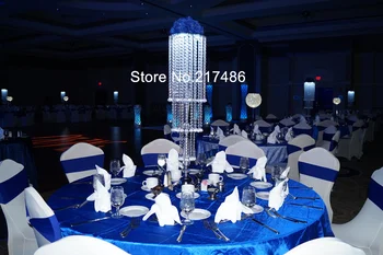 

New style Factory Sell Wedding Aisle Flower Decorations Crystal Pillars