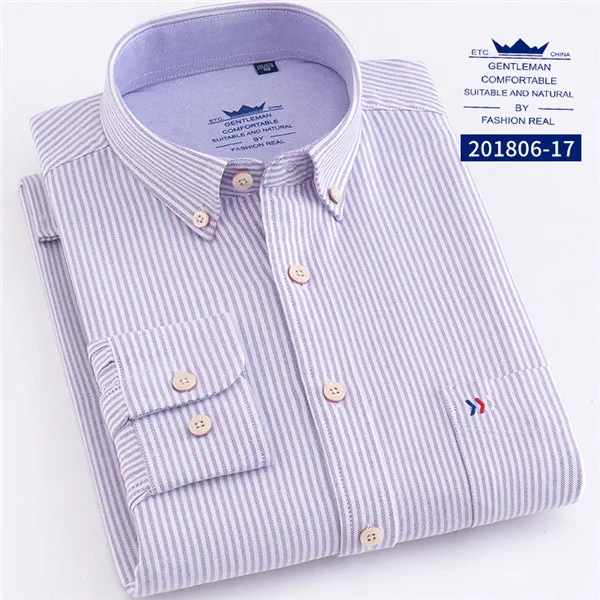 Брендовые футболки Для мужчин хлопковая рубашка теплая Модная Мужская Повседневная рубашка с длинным рукавом Для мужчин Slim Fit рубашки плюс Размеры X620 - Цвет: 617