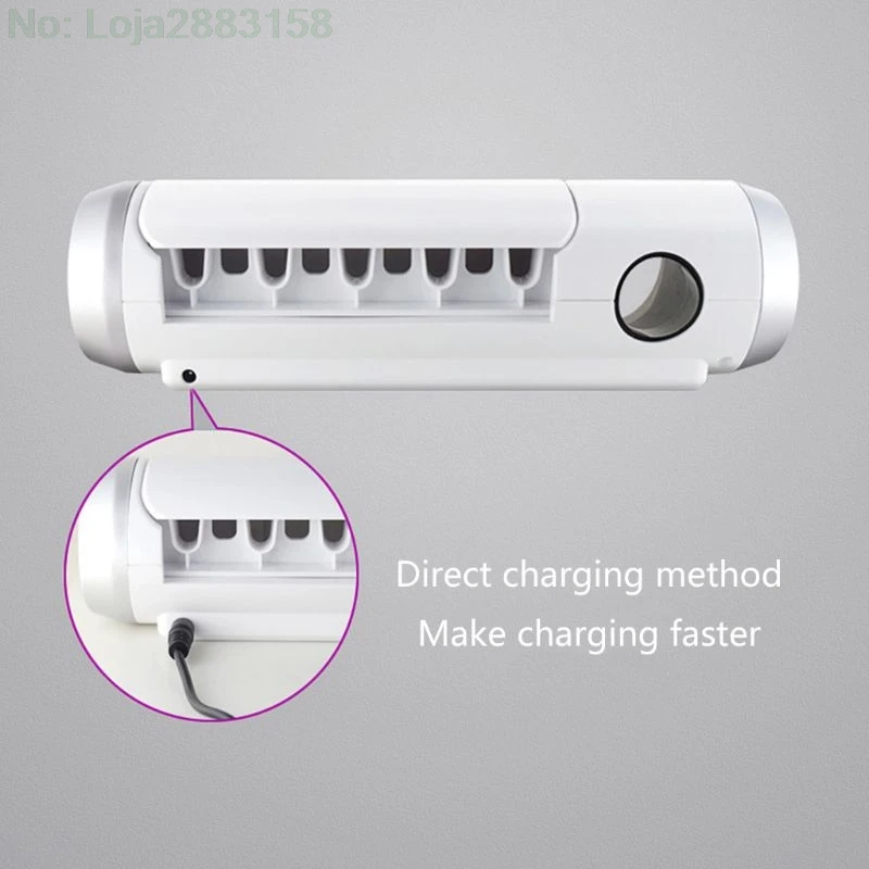 USB Charging UV Light Ultraviolet Tooth brush Sanitizer Toothbrush Holder Automatic Toothpaste Squeezers Dispenser Home Bathroom 5