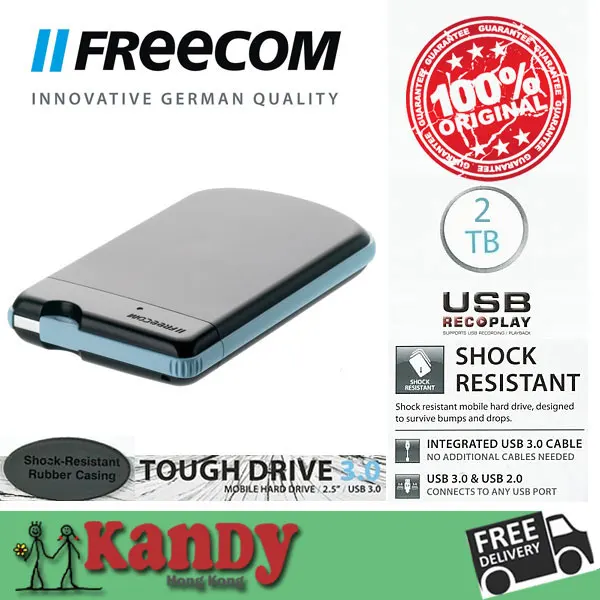 Freecom resistant 3.0 external hard 2tb hdd disco hd externo 2t laptop