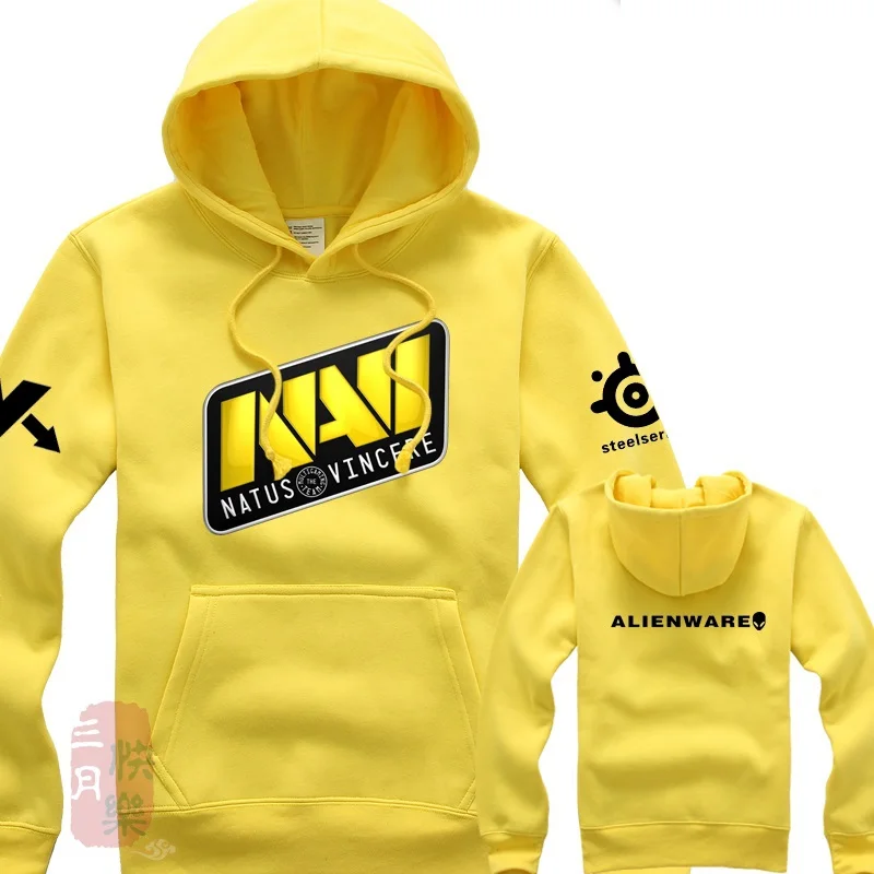 Navi Толстовка Dota 2 Natus Vincere heroes с длинным рукавом Dota2 heros Alienware принтом Gamer Бесплатная
