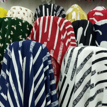 

New Swimsuit Chiffon Fabric Sunscreen Accessories Floral printed chiffon Chiffon Printed fabric Summer