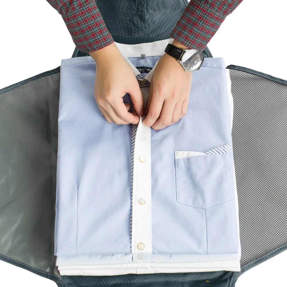 Bolsa de Viagem Bagagem Preto Para Camisas