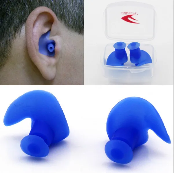 2015 High Quality Waterproof swimming Earplugs silicone Silica gel