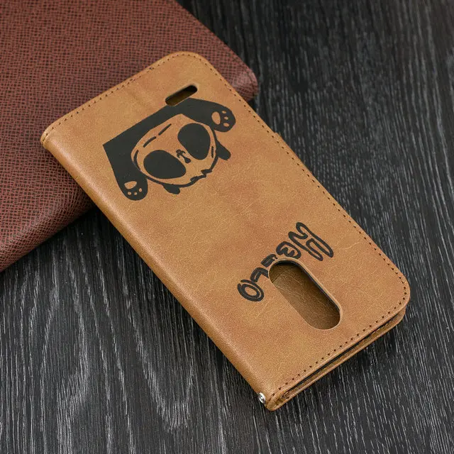 5,0 ''кожаный панда для LG K8 чехол откидная крышка 360 Полный корпус защитный чехол для LG K8 чехол для смартфона LG K 8 крышка