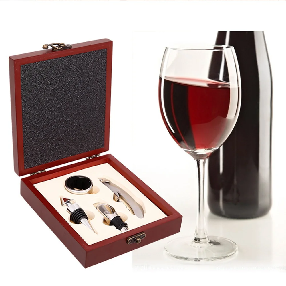 

Bottle Opener Wine Gift Set Exquisite High End Bottle Opener Corkscrew Stopper Accessories Piece Bar Tool