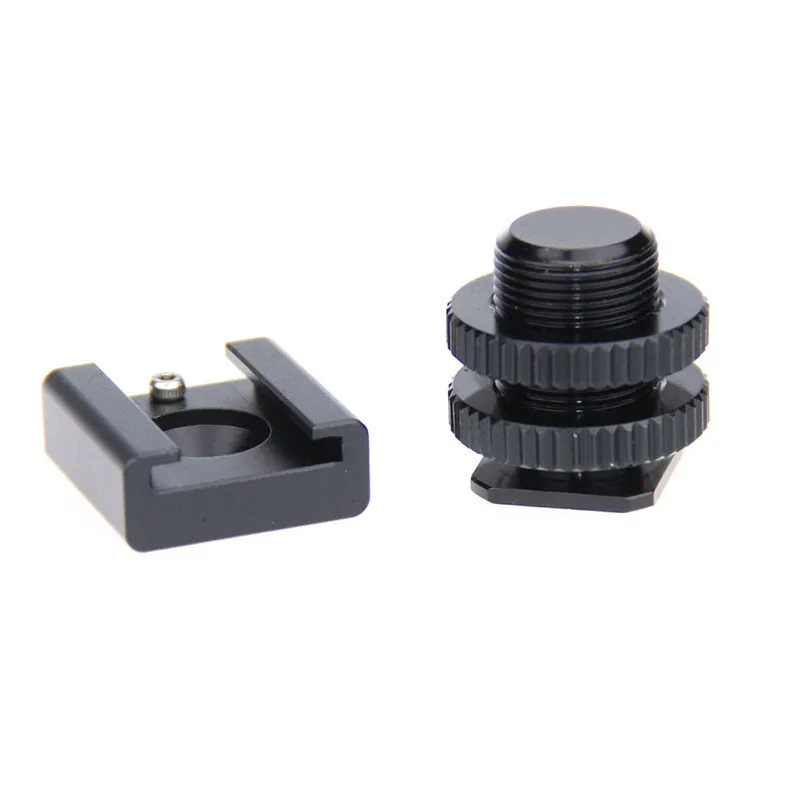 CAMVATE 58 Mic Hot Shoe Adapter +14 Hot Cold Shoe Mount fr DSLR Microphone Stand Hot Shoe Adapter Foto Studio Accessorie (5)
