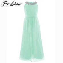 Нарядное бальное платье с вышитыми цветами для девочек-подростков; платье принцессы для выпускного вечера; платье подружки невесты на свадьбу; детская юбка-пачка для причастия; платье