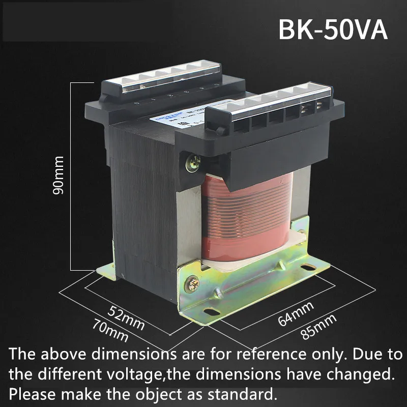 

BK-50VA Control Transformer Isolation Dry 220V380V Variable 36V24V12V6.3V DJ Equipment Accessories