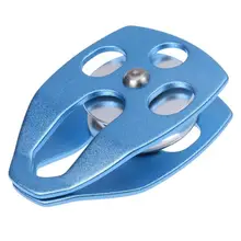 30 кН шкив для скалолазания Большой Простой/двойной для подъема деревьев на высокой высоте спасательный спуск шкив-один размер