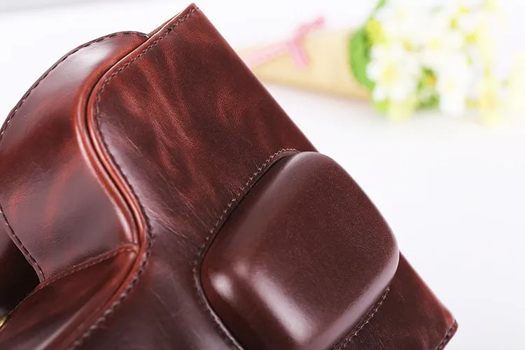 New Retro Vintage PU Leather Camera case For Nikon D3100 D3200 D3300 cover pouch bag Fit 18-55mm 18-105mm Lens