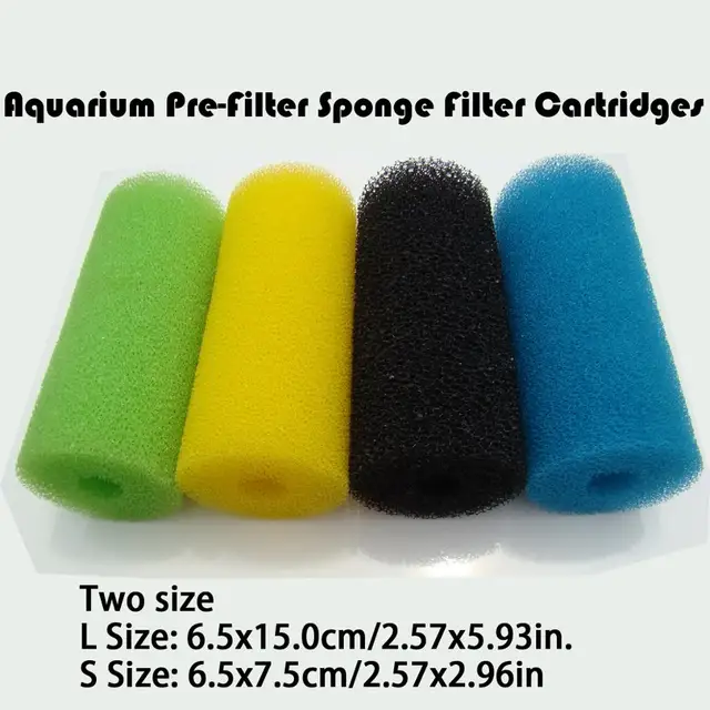 Aquarium Pre Filter Sponge Filter Cartridges Aquarium Fish Tank Cotton