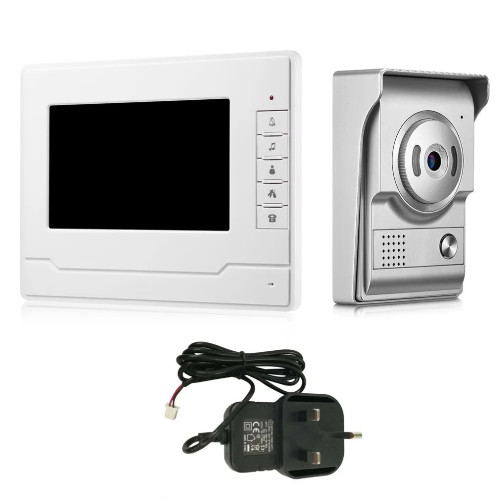 

V70N-L HD 7 inch Display Wireless Video Intercom Doorbell Waterproof Villa Doorbell Home Security Visible Door Viewer